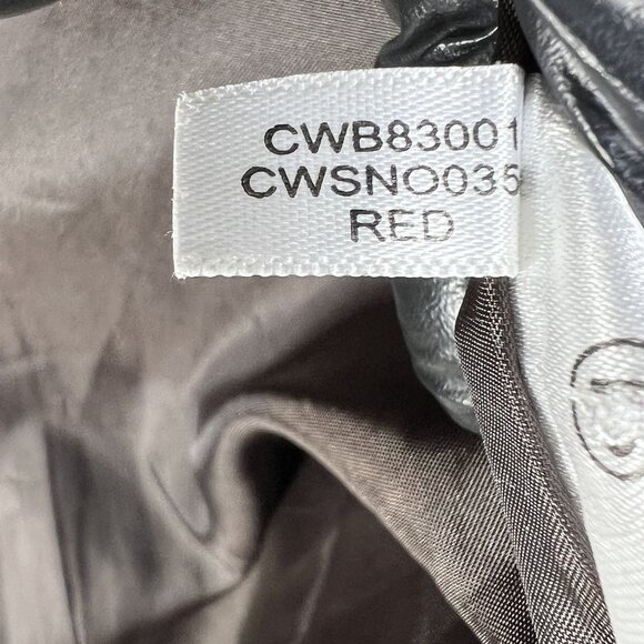 Calvin Klein Womens 12 Red Double Breasted Wool Cashmere Blend Peacoat Timeless - Picture 14 of 16